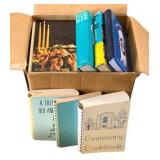 Box of Assorted Cookbooks