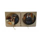 2 Gone with the Wind Plates - 8.5' Round