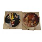 2 Gone with the Wind Plates - 8.5' Round