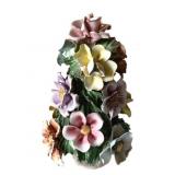 Capodimonte Flower Sculpture - 13.5' Tall