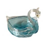 Venetian Art Glass Swan - 6 x 4.5 x 4