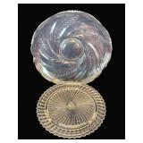 Heisey Waverly 14' Platter, 11.5' Cake Plate