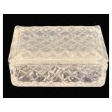 Galway Crystal Cigarette Box - 5 x 3.5 x 2