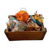 Box Lot of Assorted Child's Toys