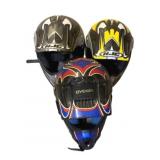 3 Motorcycle Helmets - Size XS