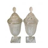 2 Anchor Hocking Candy Jars - 12' Tall