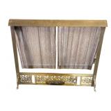 Brass Fireplace Screen - 34 x 29
