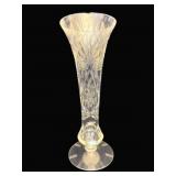 Crystal Vase - 11.5' Tall
