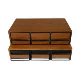 2 Cassette Tape Holders - 15 x 9 x 4