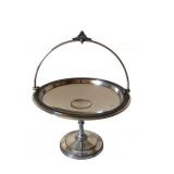 Silver Plated Compote w/ Handle - 10 x 8