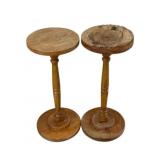 2 Wooden Stands - 21 x 9