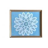Framed Lace Doily - 15 x 13.5