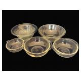 5 Pyrex Bowls