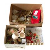 Box of Assorted Christmas Decor & More