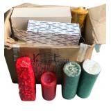 Lot of Assorted Candles
