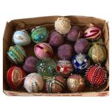 Box of Christmas Ornaments