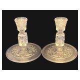 Pair Imperial Cape Cod Candleholders