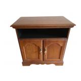 Wood Stand with Swivel Top - 18 x 30 x 31