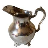 Poole Silver Plated Pitcher - 8.5' Tall