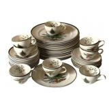 51pc Cuthbertson Christmas Tree China Set