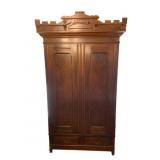 Victorian Walnut Wardrobe
