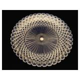 Waffle Glass Cake Plate - 14' Round