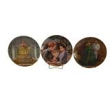 3 Gone with the Wind Plates - 8.5' Round