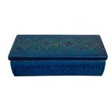 Ceramic Trinket Box - 9 x 5 x 5