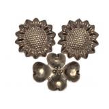 Sterling Silver Brooch & Pair of Earrings