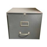 1-Drawer Metal File Cabinet - 16 x 15 x 12.5