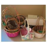 Lot of Assorted Easter Baskets & More