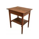 Wood Side Table - 22.5 x 27 x 30