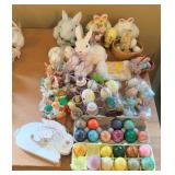 Lot of Assorted Easter Decorations