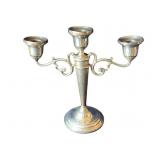 Sterling Silver Weighted Candleholder - 10 x 10