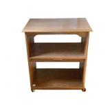 Rolling Microwave Stand - 26 x 17 x 32