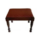 Vintage Wooden Foot Stool - 12 x 16 x 12