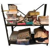 2 Shelves of Assorted Sewing Items
