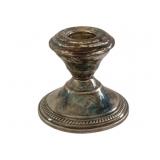 Sterling Weighted Candleholder - 2.5' Tall