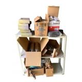 Metal Shelf w/ Contents