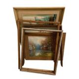 Lot of Assorted Pictures & Frames