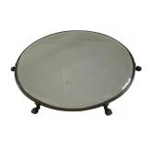Mirrored Silver Plate 14' Round Plateau