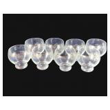 8 Glass Tumbers - 4' Tall