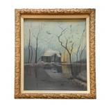 Framed Oil on Canvas - 22 x 26