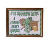 Framed Needlepoint - 11.5 x 14