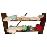 2 Shelves of Assorted Linens