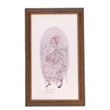 P Buckley Moss Print Signed/# - 9 x 6