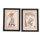 2 Framed Prints - 6 x 8
