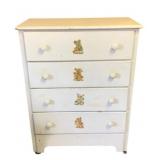 4 Drawer Painted Dresser - 32 x 16 x 41