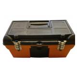 Plastic Toolbox w/ Contents - 18 x 10 x 11