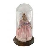 Doll w/ Glass Dome Case - 12' Tall